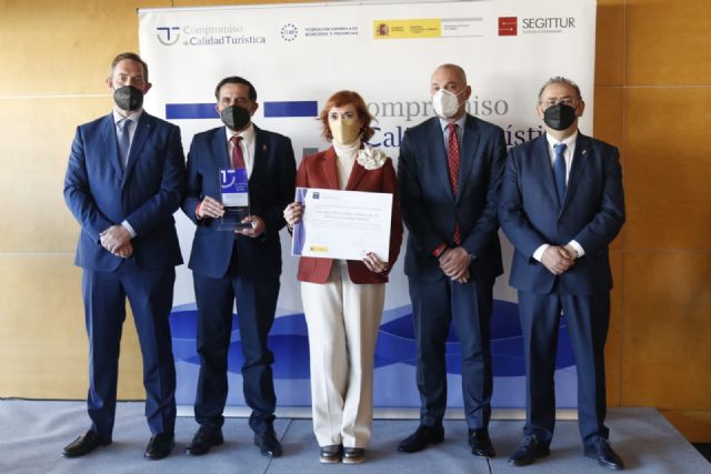 Murcia recibe en FITUR el primer premio nacional al Mejor Equipo Gestor SICTED