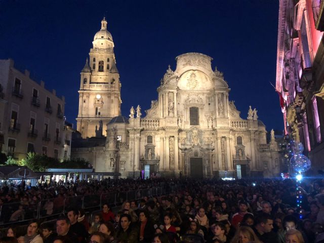 Papa Noel llega mañana a Murcia con su fábrica de sueños y un multitudinario espectáculo sorpresa en Belluga