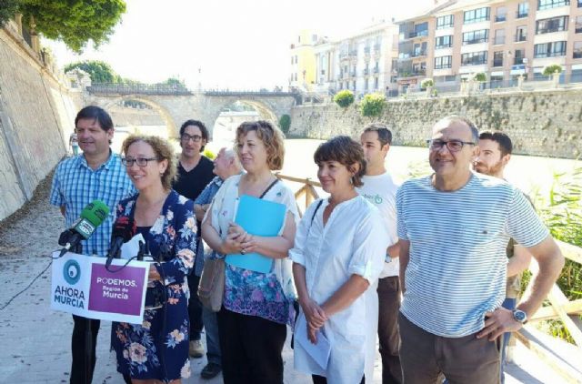 Ahora Murcia y podemos denuncian 'el timo' de 9 millones de euros del bombeo del segura incluido en el proyecto Murcia río