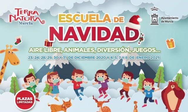 El Ayuntamiento y Terra Natura Murcia abren la Escuela de Navidad para ayudar a conciliar la vida laboral y familiar durante las vacaciones