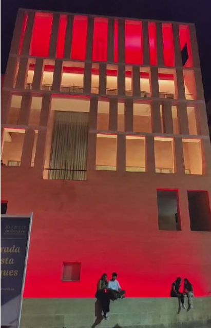 Murcia se ilumina con los colores de la bandera de España para acoger el encuentro ministerial europeo