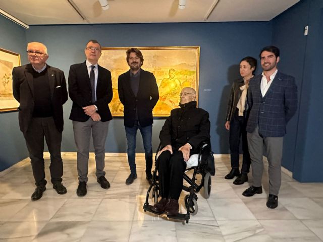 El Museo Ramón Gaya acoge una muestra privada de obras del artista, regaladas a Raimundo González