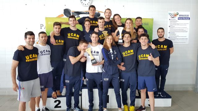La UCAM domina el Campeonato de España Universitario de natación con 44 medallas