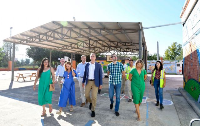 El Ayuntamiento de Murcia realiza obras de mejora en más de una veintena de colegios del municipio