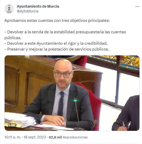 Lorca: 'Ballesta sigue manteniendo en plantilla a un trabajador que insulta a concejales de la oposición, comete errores muy graves y emplea las redes sociales del Ayuntamiento de forma partidista e interesada'