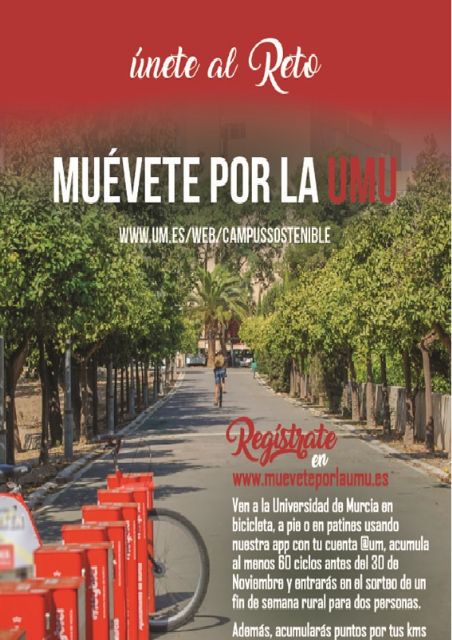 Moverse en bicicleta tiene premio en la Universidad de Murcia