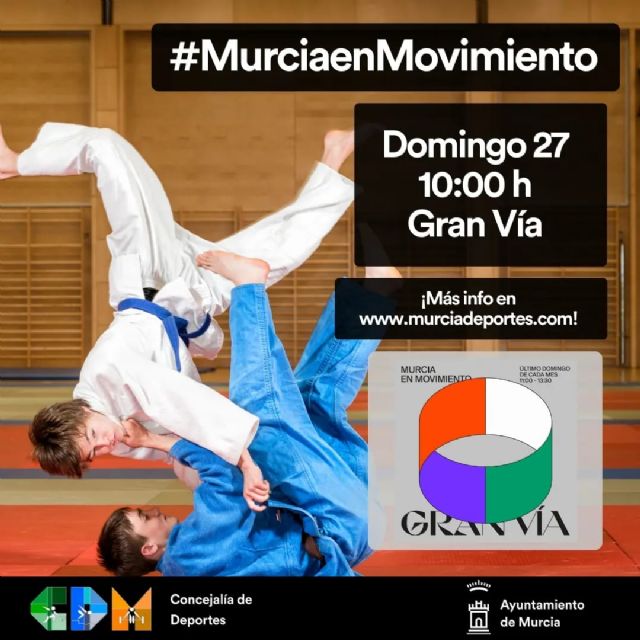 Los deportes de combate, protagonistas de la nueva cita de 'Murcia en Movimiento' de este domingo
