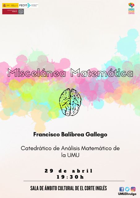La Universidad de Murcia muestra la magia de las matemáticas de la mano del divulgador Francisco Balibrea