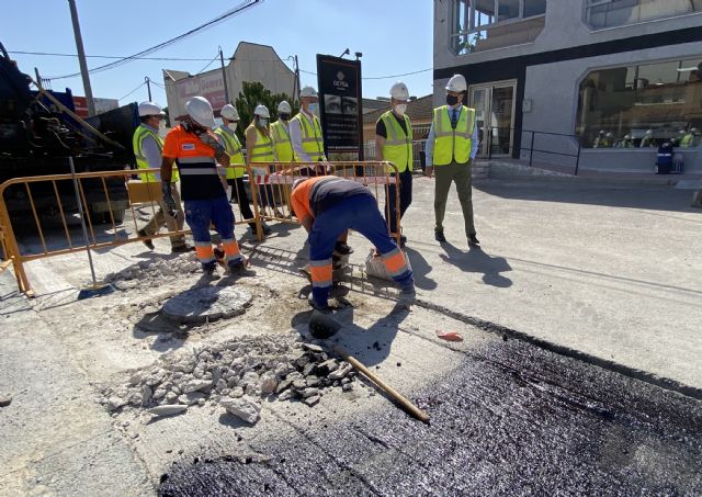 El Ayuntamiento destina más de 460.000 euros a la ampliación de la red de saneamiento de Sangonera La Seca