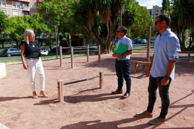 Murcia apuesta por el deporte al aire libre con la instalación de cinco nuevas zonas de calistenia