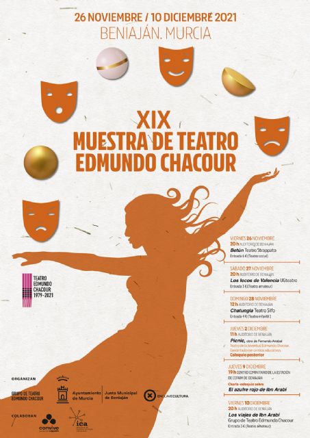 El Auditorio de Beniaján acoge una nueva edición de la Muestra de Teatro ´Edmundo Chacour´