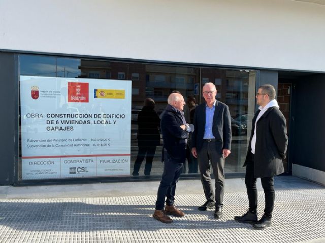 Seis nuevos inmuebles terminados en Churra se suman al parque municipal de vivienda del Ayuntamiento de Murcia