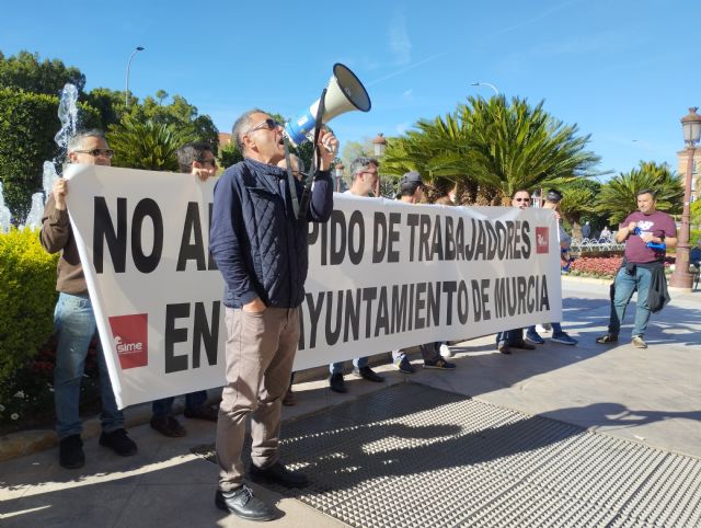 Nuevas movilizaciones del SIME para exigir la estabilización de todo el personal interino o temporal del Ayuntamiento de Murcia