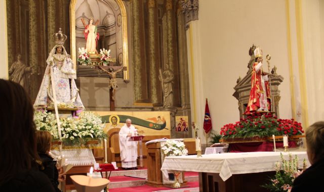 La parroquia de Santa Eulalia celebra la Candelaria, San Blas y la fiesta de su titular