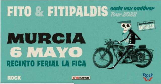 Fito & Fitipaldis vuelven a visitar Murcia para presentar 'Cada vez cadáver'