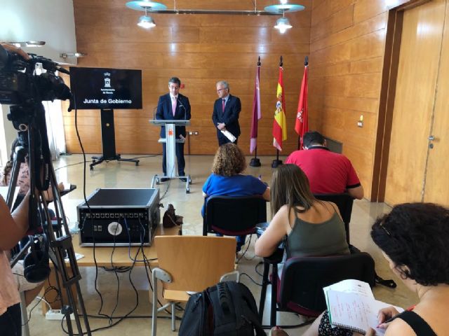La Junta de Gobierno autoriza la operación para financiar con fondos europeos la ejecución del itinerario turístico de la Muralla de Murcia