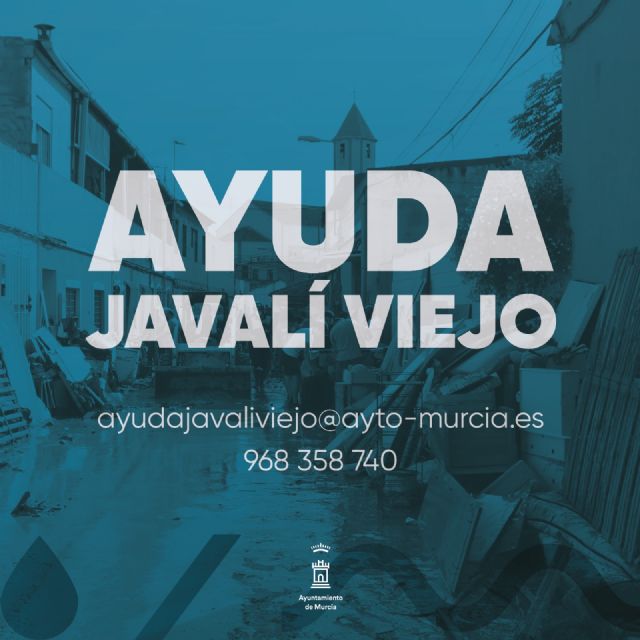 El Ayuntamiento habilita un teléfono y un email para centralizar las donaciones a las familias afectadas por las lluvias de Javalí Viejo y La Ñora