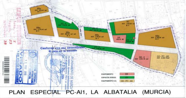 Ahora Murcia denuncia 'posibles y graves irregularidades en el plan especial de La Albatalía'
